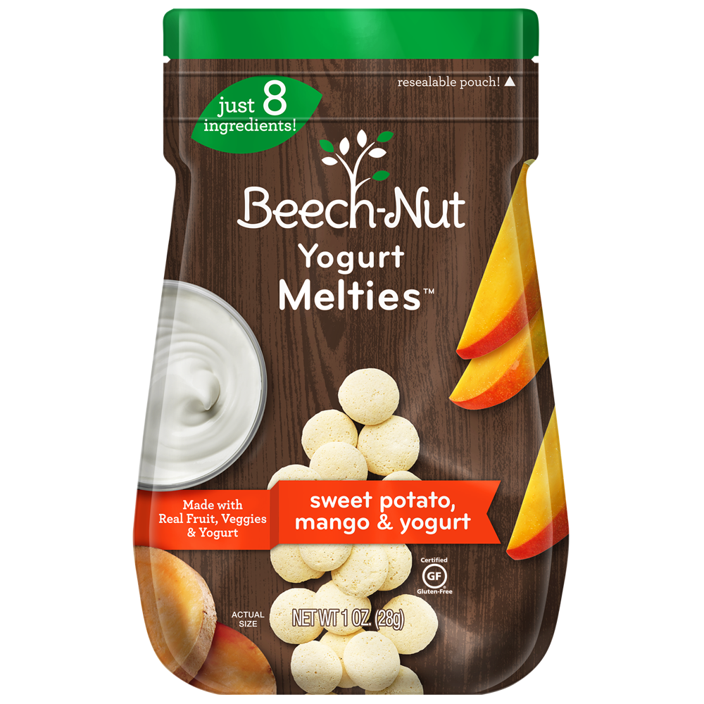 (7 Pack) BeechNut Yogurt Melties, Stage 3, Sweet Potato, Mango