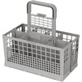 thumbnail image 1 of Dishwasher Basket, Dishwasher Cutlery Basket Universal Multipurpose Dishwasher Part Cutlery Replacement Storage Box with a Handle-Universal(240 X 135 X 123mm), 1 of 8