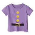 thumbnail image 4 of HABDGIKS T-Shirts pour Filles Imprimé Carnaval pour Enfants Col Rond Manches Courtes, 4 of 4