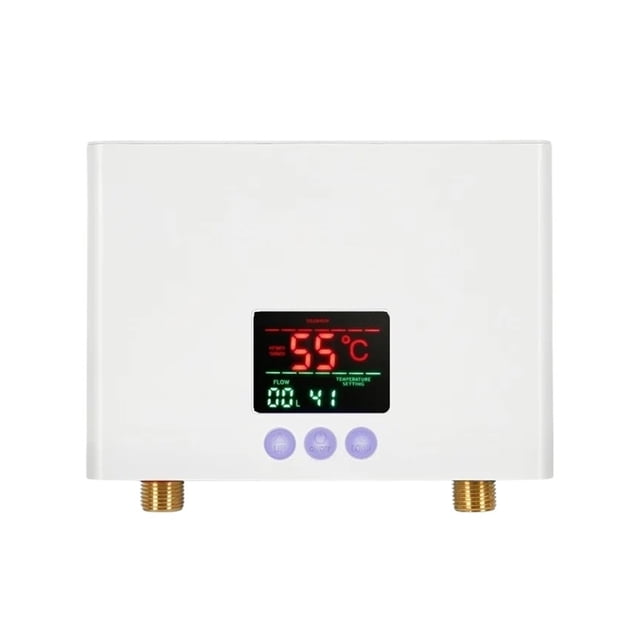 Instant Water Heater Bathroom Kitchen Wall Mounted Electric Water Heater Tankless Water Heater With Remote Control ,Compact Design