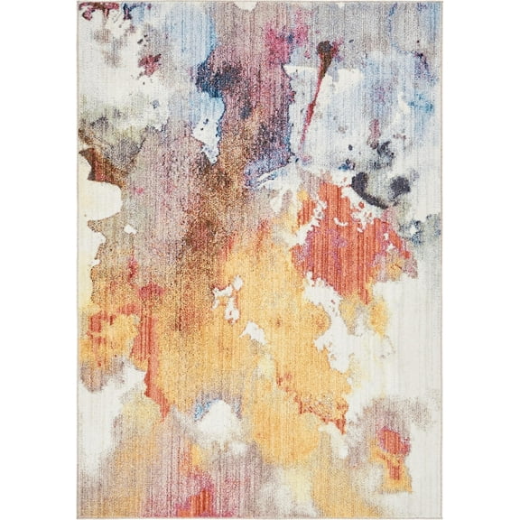 Jill Zarin Jill Zarin’s Downtown Rectangular Abstract Modern Area Rugs, Multi-color