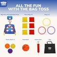 thumbnail image 3 of Juego de Lanzamiento Toy Life 3 en 1: Lanzamiento de Bolsas, Lanzamiento de Aros y Mini Baloncesto, 3 of 7