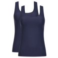 thumbnail image 1 of Chantelle Camiseta de mujer Paquete de 2 - camiseta interior, suave, sin costuras, una talla 34-44 Azul oscuro Talla única, 1 of 4