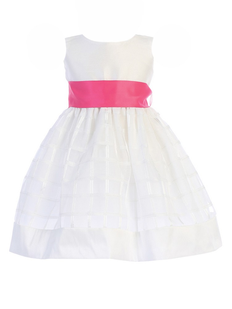 4t white flower girl dress