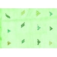 thumbnail image 1 of Ahgly Company Indoor Rectangle Solid Green Modern Area Rugs, 2' x 4', 1 of 4