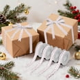 thumbnail image 7 of 5 Rolls Christmas Ribbon 1.5 inch Wide Decorative Ribbon for Gift Wrapping and Holiday Decorations Watercolor Cherries Pattern, 7 of 7