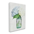 thumbnail image 3 of Country Jar Hydrangea Bouquet Botanical & Floral Graphic Art Gallery Wrapped Canvas Print Wall Art, 3 of 7