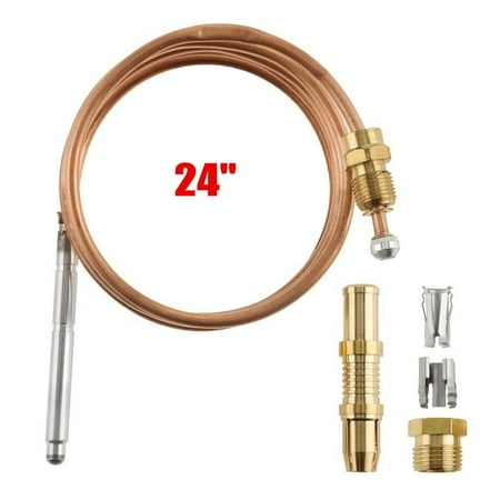 Teerees 24 inch Thermocouple for Pilot Burner Assembly Compatible with General HvAC Models