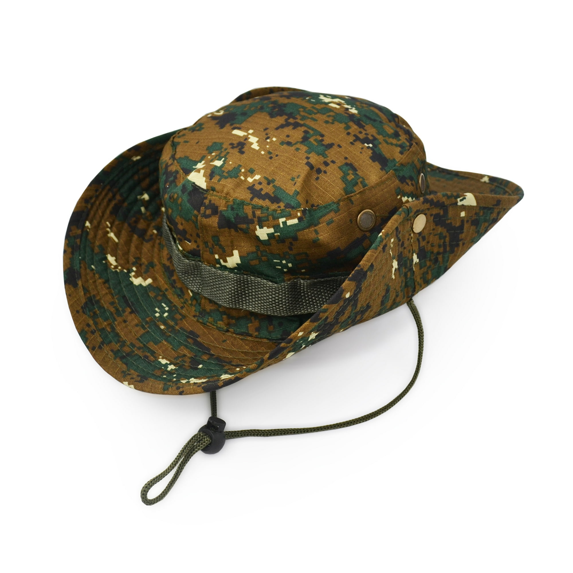 Outdoor Wide Brim Sun Protect Hat, Classic US Combat Army Style