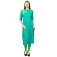 thumbnail image 2 of Phagun Ladies Rayon Kurti Kurta Summer Tunic Top Indian Chic Regular Casual Clothing, 2 of 8