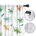 thumbnail image 4 of Blackout Kids Curtains,Alphabet Dinosaur Names Chart Pattern Childrens Insulated Curtains Set Of 2,Bedroom Essentials,Toddler Room Decor 42"x84", 4 of 5