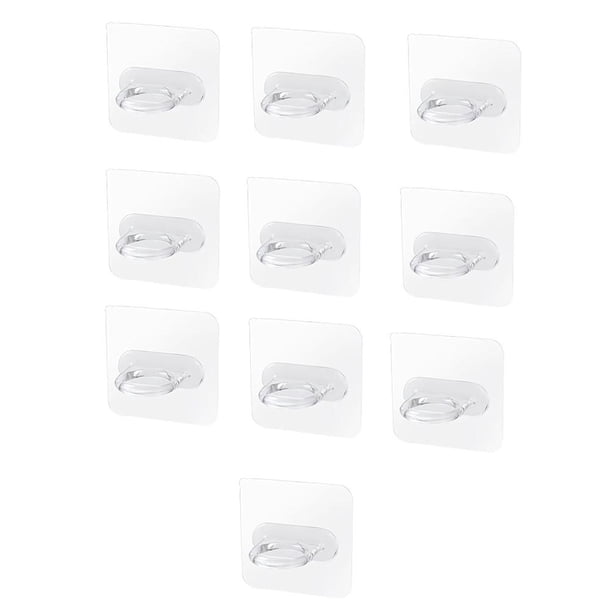 Ganchos Acrílicos De 10 Piezas, Ganchos De Adherencia Fuerte, Percha En Forma De U Para Baño Y Cocina Noticed HA036748-00