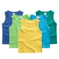 thumbnail image 6 of WOLLED Kids Baby Boys Cotton Tank T-Shirt Toddler Solid Color Sleeveless Tees Shirt for 1-12 Years, 6 of 7