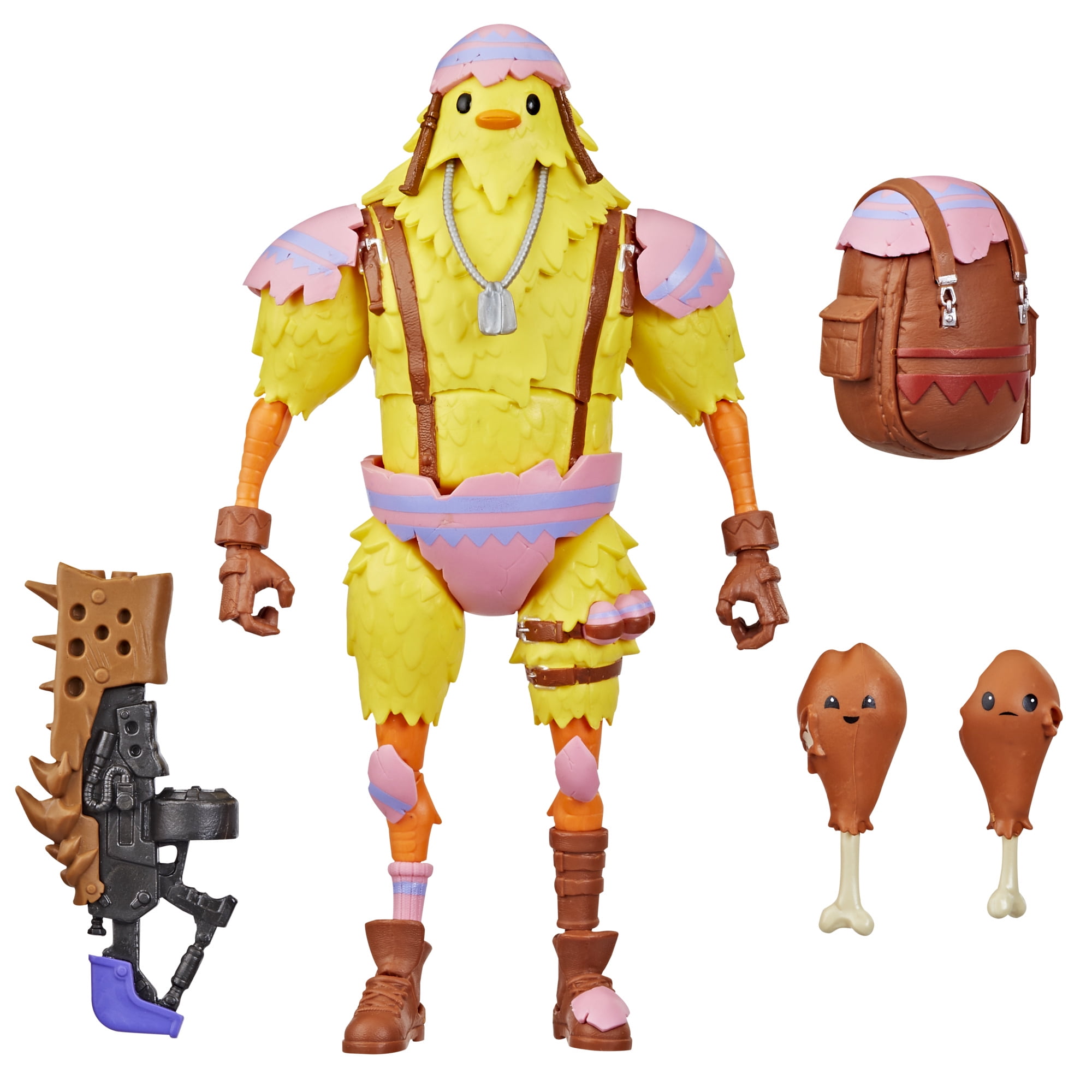 Sygdom selvfølgelig selvmord Fortnite Victory Royale Series Cluck Collectible Action Figure with  Accessories - Walmart.com