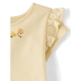 thumbnail image 3 of The Children's Place Toddler Girls Short Flutter Sleeve Outfit Set, 2-Piece, Sizes 12M-5T, 3 of 4
