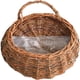 thumbnail image 1 of Woven Wall Basket Handmade Natural Rattan Flower Pot Hangable For Home Garden Wedding Wall Mounted Planter For Indoor, 1 of 9