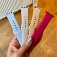 thumbnail image 3 of Pulsera De Correa De Silicona compatible Con iWatch Series 8/7/6/5/4/3/SE Ultra 45mm 41mm 49mm 44mm 40mm t500 x7 t5 t55 ft50 w26 w46 w5638mm, 3 of 4