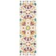 thumbnail image 5 of SAFAVIEH Aspen Hughie Colorful Floral Wool Area Rug, Ivory/Purple, 7' x 7' Round, 5 of 10