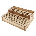 thumbnail image 2 of 2 Sets Leathercraft Punch Stamp Tool Soporte Soporte Organizador Organizador Caja De Almacenamiento Rack Soledad Caja de almacenamiento de madera, 2 of 10