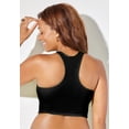 thumbnail image 2 of Swimsuits for All Women's Cropped Racerback Tankini Top, 2 of 4
