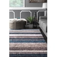 thumbnail image 2 of Drey Striped Shag Area Rug, 2 of 7