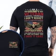 thumbnail image 5 of FLAGWIX Grumpy Veteran, Proud U.S. Veteran T-Shirt TPT2337TS - Father's Day, Christmas Gifts For Men, Husband Gifts, 5 of 6