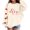 Beige, variant on CPNG Girls Sweatshirts Crewneck Long Sleeve Pullover Sweatshirt with Cute Love Heart Graphic Loose Fit Casual Daily Wear Pullovers
