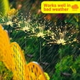 thumbnail image 3 of DODOING 150 LED Solar Firework Lights/100 LED Solar String Lights Outdoor Waterproof Garden Path Outdoor Decor Lamps, 3 of 8