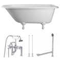 thumbnail image 2 of Heritage 60 Inch Cast Iron Classic Clawfoot Tub and Faucet Package, 2 of 2