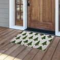 thumbnail image 2 of My Texas House Christmas Trees Green Holiday Outdoor Non-Slip Coir Doormat, 18" x 30", 2 of 6