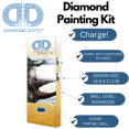 thumbnail image 2 of Diamond Dotz at Home - Charge!, Partial Drill, Round Dotz, Diamond Painting Kits, Diamond Art Kits for Adults, Gem Art,  Diamond Art, Diamond Dotz, 15"x17", 2 of 4