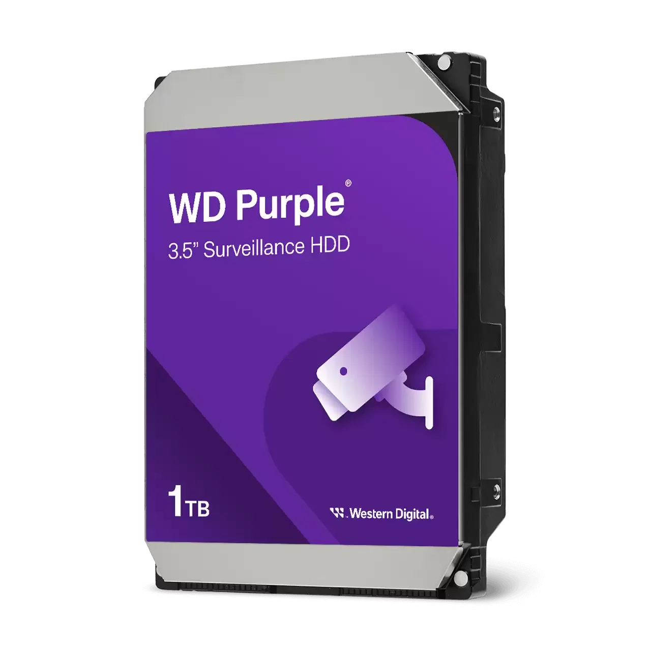 Western Digital 1TB WD Purple Surveillance Hard Drive, 3.5" Internal Hard Drive HDD, 64MB Cache, CMR - WD11PURZ