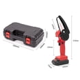 thumbnail image 2 of para Re Batería Recargable de Registro 21V 2pcs negro Gloria Mini motosierra inalámbrica, 2 of 8
