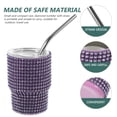 thumbnail image 3 of Mini Tumbler Bling Tumbler Diamond Tumbler with Straw Small Glitter Tumbler for Beer, 3 of 5