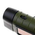 thumbnail image 1 of Hand Cranking Flashlight Emergency LED Torch Light for LED Torch Light Outdoor Camping Green, 1 of 9