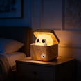 thumbnail image 5 of Cat Night Light, Cute Night Light, Night Light, Nursery Night Light, 4.5X4.5X4.5 Inch Compact Usb Rechargeable Led Night Lamp with Remote, Soft Warm Glow Portable Decorative Lamp, 5 of 6