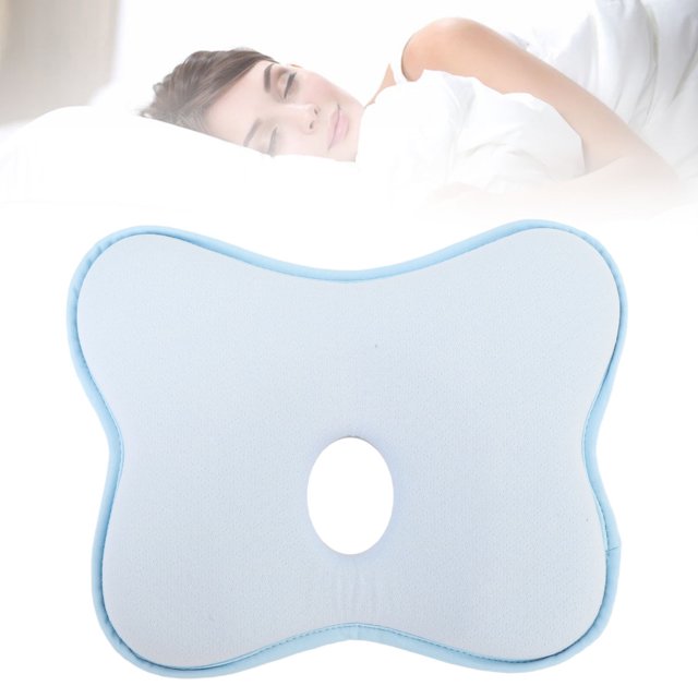 Almohada Que Forma La Cabeza Del Bebé, Suave Previene La Almohada Respirable Que Forma La Cabeza Plana Del Bebé Para El Recién Nacido