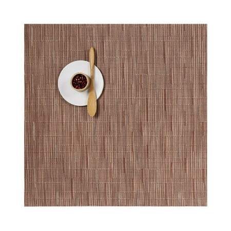 woven vinyl square chilewich placemat bamboo brick texture manufacturer