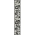 thumbnail image 2 of Nourison Aloha Indoor/Outdoor Black White 2'3" x 8' Area Rug, (2x8), 2 of 8