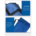 thumbnail image 4 of Multipurpose 100*120cm Positioning Bed Pad with Reinforced Handles - Reusable & Washable Transfer Sheet for Turning, Lifting & Repositioning, Blue, 4 of 5