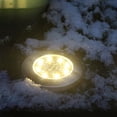 thumbnail image 4 of Advancent 4 uds/1 ud. 8 LED de energía Solar luz enterrada lámpara de tierra al aire libre camino luz punto lámpara patio jardín césped paisaje Type2 NO2 Advancent HW4217-02B, 4 of 6