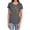 Charcoal, variant on Arrow Deathstroke Women's T Shirt, Navy, Small
