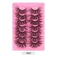 thumbnail image 2 of Fiudx Extensiones de Pestañas, Pestañas Postmortems de Visón de Lujo, Pestañas Postizas de Gruesas y Rizadas, Maquillaje para Fiestas Informales, Sesión de Fotos de Boda, Diseño Reutilizable de Larga, 2 of 2
