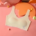 thumbnail image 2 of Ketyyh-chn99 Bras for Teen Girls 2023 Girls Wireless Bras Comfortable Cotton Training Bras for Teens Yellow,XL, 2 of 5