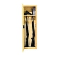 thumbnail image 4 of Hide-Away Recessed Oak Gun Safe with RFID Lock, 47"H x 16"W x 5"D, 4 of 5