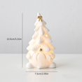 thumbnail image 3 of White Ceramic Christmas Tree with Design and Warm Glow, for Home Tabletop, Christmas Decoration, 3 of 5
