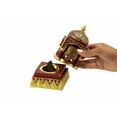 thumbnail image 3 of Engraved Calligraphy Style Minaret Incense Bakhoor Burner - 6 in. Red, 3 of 4