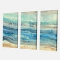 thumbnail image 1 of Designart Vagues minérales océaniques Art mural sur toile, 1 of 2