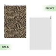 thumbnail image 2 of Picia Leopard Print-1 Microfiber Golf Towel (24" X 16") with Carabiner Clip, Waffle Pattern Hook - Golf Accessories and Gifts, Father's Day, Christmas, Birthday Gift, 2 of 8