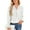 White, variant on Corabera Boho Tops for Women Ruffle Sleeve V Neck Lace Tops for Women Swiss Dot White Blouses for Women 2025
